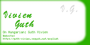 vivien guth business card